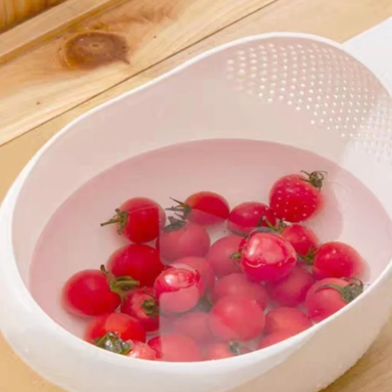 Multifunctional Rice Washer and Strainer Bowl