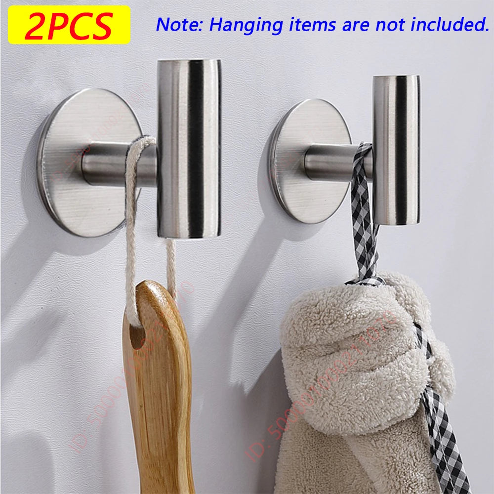 Adhesive Wall Hook Stainless Steel