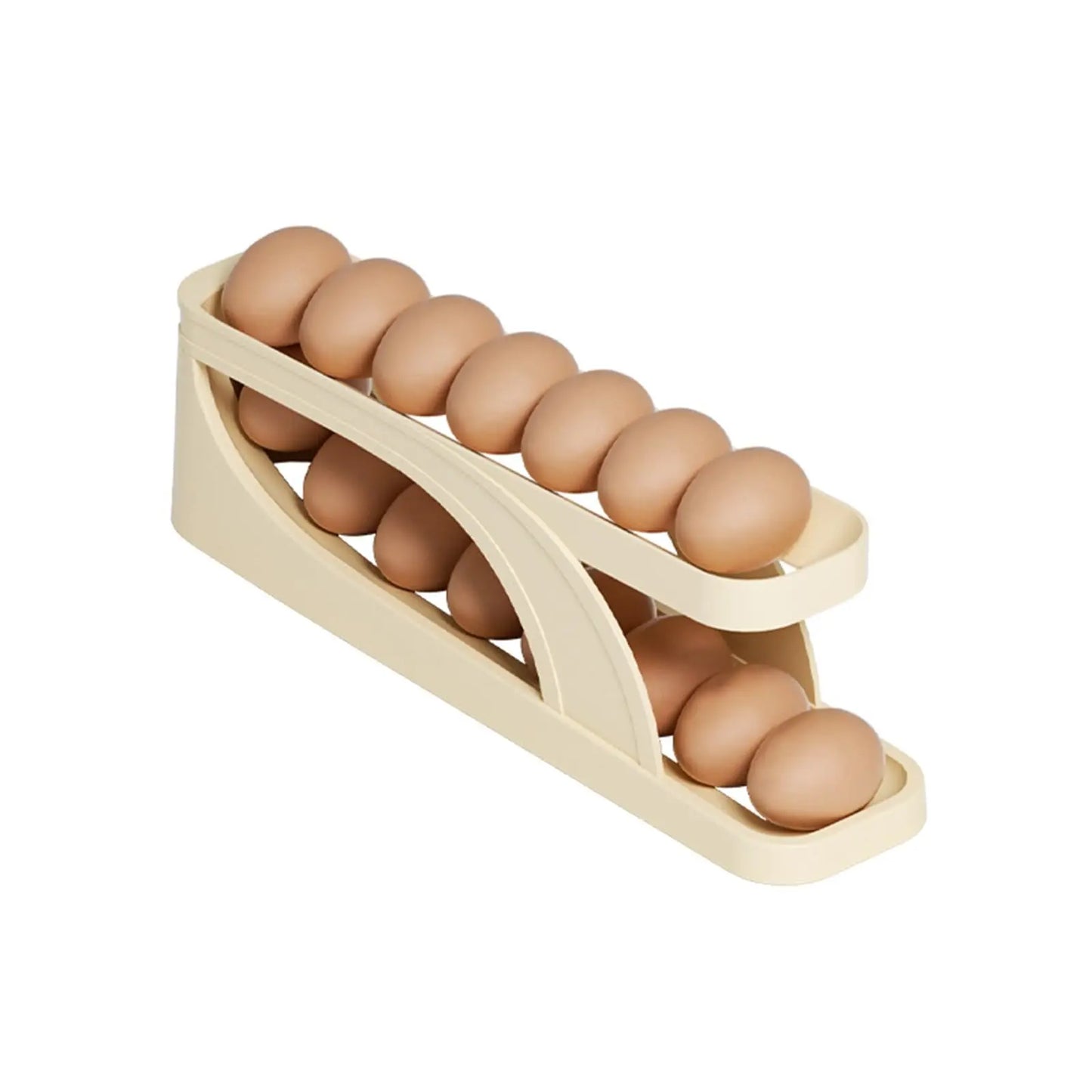 Space saving Automatic Rolling Double-layer Egg Dispenser