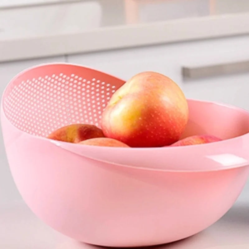 Multifunctional Rice Washer and Strainer Bowl