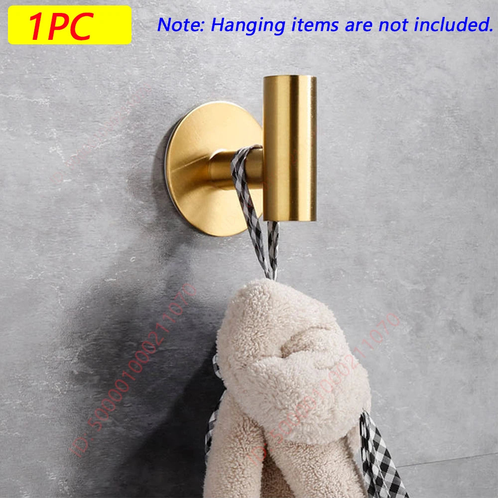 Adhesive Wall Hook Stainless Steel