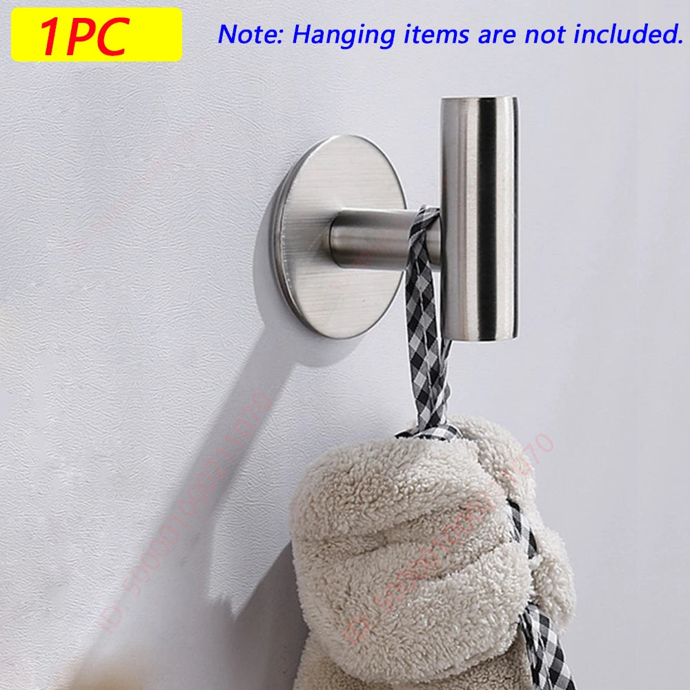 Adhesive Wall Hook Stainless Steel