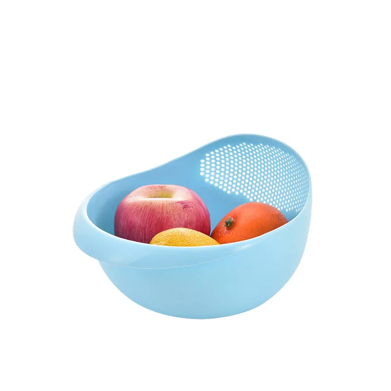 Multifunctional Rice Washer and Strainer Bowl