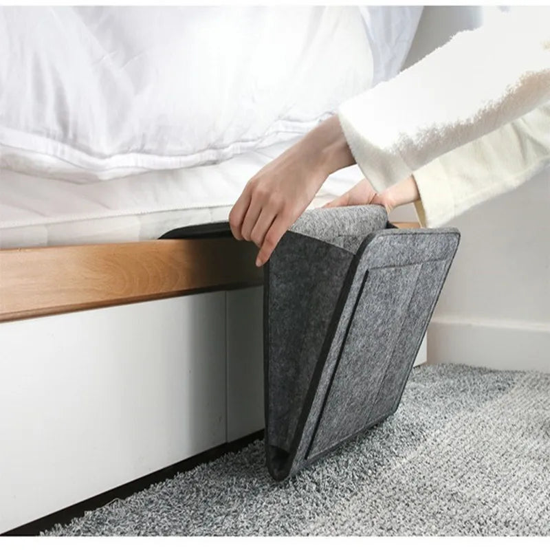 Storage solution for over bed or couch