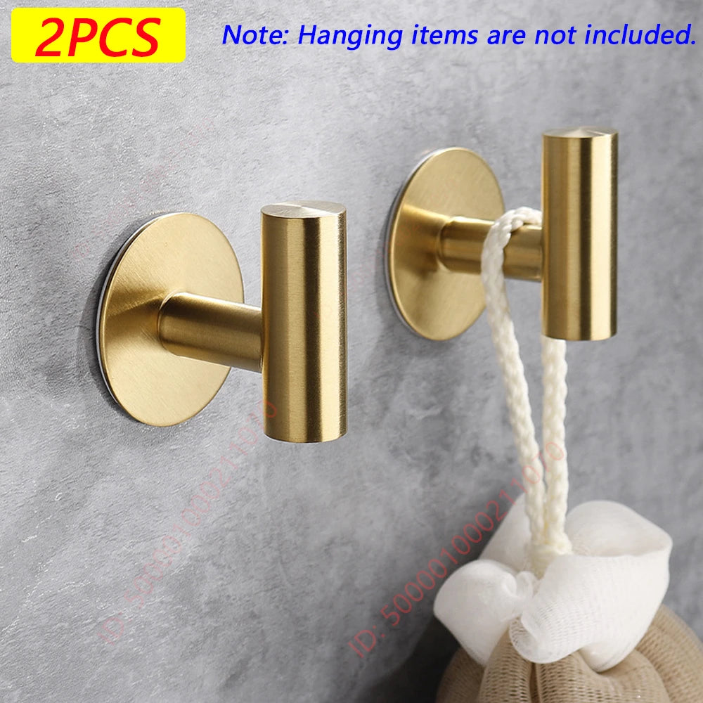 Adhesive Wall Hook Stainless Steel